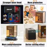 Máquina de Grabado Láser, Mini Grabador Láser DIY, Impresora de Marcado de Logotipos Portátil con Diodo, para Madera Contrachapada, Madera, Piedra, Papel, Goma