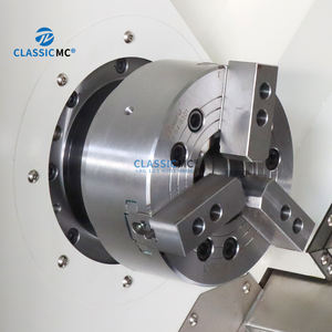 Mesin bubut putar Cnc presisi tinggi alat mesin bubut Tck56a Cnc miring untuk aplikasi industri - Product Image 6