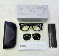 Lunettes intelligentes MT5 Ultra, caméra 8 mégapixels avec traduction IA en temps réel, appels avec étui de charge intégré