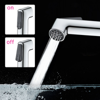 Usine en gros pas cher auto-nettoyer ABS plastique sain robinet Bidet pistolet Shattaf 1 fonctions nettoyage douche toilette Bidet ensemble