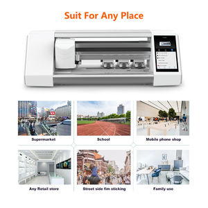 Protector de pantalla de vidrio templado portátil desbloqueado de nuevo diseño cortador de película de hidrogel de TPU máquina cortadora - Product Image 4