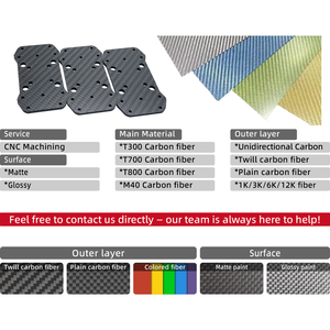 Chịu nhiệt kích thước tùy chỉnh OEM sợi <span class=keywords><strong>carbon</strong></span> CNC cắt FPV drone khung 3K sợi <span class=keywords><strong>carbon</strong></span> các bộ phận nhiều lớp tấm - Product Image 4