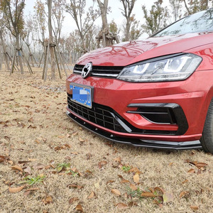 Nuevas piezas de automóviles ABS parachoques delantero labio Spoiler para VW Golf <span class=keywords><strong>7</strong></span> Mk7 <span class=keywords><strong>7</strong></span>.5GTI/Rline/<span class=keywords><strong>R</strong></span> pala delantera modificación CS tres etapas - Product Image 4