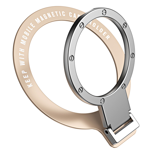 Removable Rotation Adjustable Magnetic Mobile Phone Finger Magnet Ring Holder Grip 360° for Back of Magsafe Phone