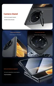 Étui <span class=keywords><strong>pour</strong></span> Huawei <span class=keywords><strong>Honor</strong></span> Magic V3 avec protection de charnière magnétique, protection d'écran, béquille, cuir, antichoc, étui VS3 - Product Image 3