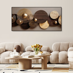 Dipinto Moderno di Lusso con Cristalli e Porcellana, Cornice in Lega di Alluminio e Base di Supporto in Carta per <span class=keywords><strong>Arredamento</strong></span> <span class=keywords><strong>Soggiorno</strong></span> - Product Image 2