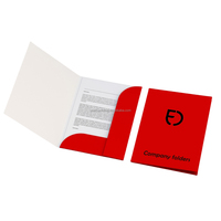 Taille personnalisée Logo Design Impression Entreprise Présentation Papier Fichier Poche Dossier