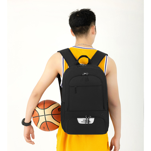Custom LOGO Fashion Oxford Cloth <strong>Basketball</strong> Backpack with Independent <strong>Shoe</strong> Compartment Water Resistant &amp; Anti-Theft - Product Image 1