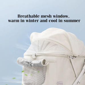 Poussette portable d'extérieur JXB pour chat et chien, pliable et réglable, avec porte-gobelet confortable et parapluie pour la promenade - Product Image 5