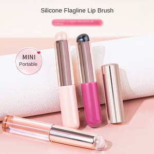 Q morbido Silicone Multi-Purpose Mini spazzola per il trucco portatile rossetto Slot con correttore antipolvere utilizzato per occhi e labbra fodera - Product Image 3