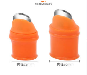 Usine silicone Caoutchouc Doigt Couverture Manuel Légumes Cutter Nail Protector Trancheuse - Product Image 5