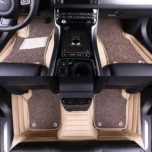 Amazon Hot Sale Nieuwe Design Lederen Autostoel Covers Full Seat Luxueuze Hot Verkoop Producten Auto Vloermatten Dubbele Laag