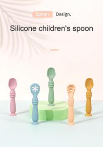 <span class=keywords><strong>Cuchara</strong></span> <span class=keywords><strong>de</strong></span> Silicona <span class=keywords><strong>para</strong></span> Alimentos Complementarios <span class=keywords><strong>para</strong></span> Bebés y Niños Pequeños, Mango Curvo <span class=keywords><strong>para</strong></span> Aprender a Comer, Ideal <span class=keywords><strong>para</strong></span> Sopa y Papillas - Product Image 2