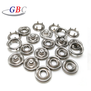 Chất Lượng Cao #883 Brass Bé Vòng Nút Snap Thân Thiện Với Môi Prong Fastener Với Nickel-Miễn Phí Chì Miễn Phí Thiết Kế - Product Image 2