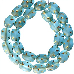 Collar de Resina de la Mejor Calidad con Diseño de Estrella Dorada y Patrón de Ángel, Varios Colores Mate, para Mujer, Ideal para Navidad - Product Image 1