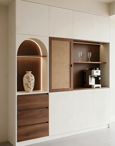 Buffet simple moderne personnalisé Buffet en bois blanc Buffet pour <span class=keywords><strong>salle</strong></span> <span class=keywords><strong>à</strong></span> <span class=keywords><strong>manger</strong></span> Approvisionnement direct d'usine - Product Image 5