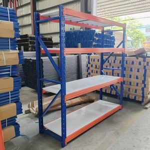 200 किलोग्राम स्टील गोदाम रैक इकाई समायोज्य रैकिंग ने प्रमाणित औद्योगिक भंडारण रैक प्रणाली - Product Image 1