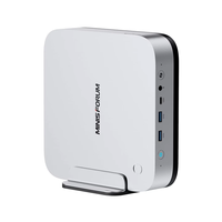 Chipboard Minisforum AI X1 Pro-370 Mini PC AMD Ai 9 Hx 370(12c/24t) 32GB DDR5 1TB SSD komputer Desktop 2xUSB4 Output AMD Radeon