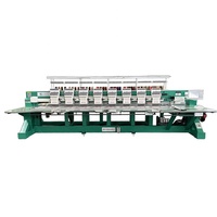 Machine à broder informatisée SNWSIM à 15 têtes, machine à broder plate industrielle de haute qualité, provenant d'une usine chinoise