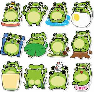 กระดาษโน้ตแบบมีกาวลายการ์ตูนแมว 12 ชิ้น แผ่นบันทึกข้อความแบบไม่มีเส้นบรรทัด ใช้ติดตู้เย็น ประตู คอมพิวเตอร์ - Product Image 6