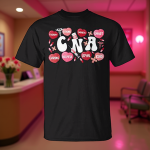 Camiseta del Día de San Valentín para Asistentes de Enfermería Certificados (CNA), para Enfermeras y Trabajadores de la Salud, para Uso Personal o Regalo para el Personal - Product Image 3