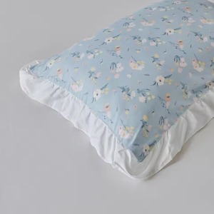 Parure de lit d'hôtel personnalisée 4 pièces en coton : drap plat, housse de couette, drap-housse et taies d'oreiller - Product Image 3