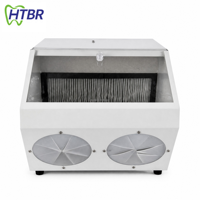 Collecteur de poussière à double aspiration pour laboratoire dentaire, extracteur silencieux 100W, boîte anti-poussière dentaire