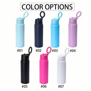 Botella de Agua Deportiva con Aislamiento al Vacío de Acero Inoxidable, Logotipo Personalizado, Tapa Magnética con Soporte para Teléfono, para Ciclismo, Gimnasio y Actividades al Aire Libre - Product Image 5