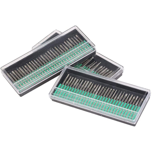 Chất Lượng Cao 30 cái/hộp Xoay Mài Công Cụ Đá Quý Kim Cương Cắt Khoan Bộ 2.35Mm/3M Mini Emery Kim Cương Burr Khoan Bits - Product Image 1
