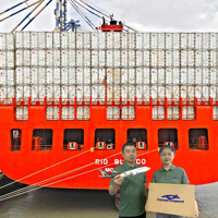 Agent logistique FBA à prix compétitif, société de transport aérien international porte-à-porte de la Chine vers les États-Unis et le Canada