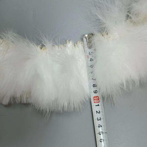 Putih bersenar Turki Marabou darah <span class=keywords><strong>Quill</strong></span> bulu untuk Karnaval terbang mengikat bahan memancing - Product Image 2