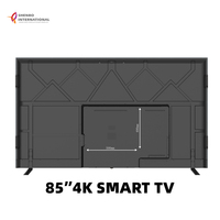 Televisor Android para Juegos de Alta Tecnología QLED 4K UHD de 85/65 Pulgadas, 144 Hz, Retroiluminación LED, Wi-Fi, Carcasa Negra, Uso Interior/Exterior, Certificado CE