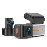 Caméra de tableau de bord 4K double objectif avec enregistrement en boucle 24h, étanche, moniteur de stationnement, enregistreur vidéo pour voitures, dashcams, usine OEM ODM