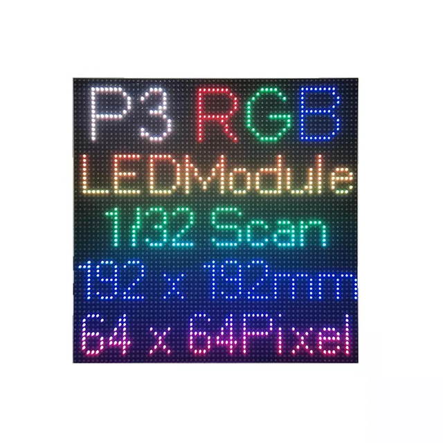 ASLLED P3 Indoor RGB SMD LED Matrix 192x192mm 64x64 Pixels High Resolution Led Screen Module Board 3-Year Warranty Led Sign