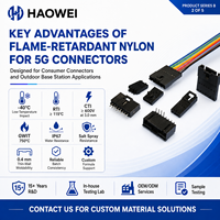 PA modifié ignifuge avec couleur personnalisée pour les connecteurs électroniques grand public et les connecteurs de véhicules électriques