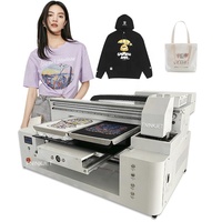 Imprimante numérique à plat DTG Fninkjet Super Color 6560cm A2 avec deux têtes d'impression automatiques pour l'impression textile directe sur vêtements