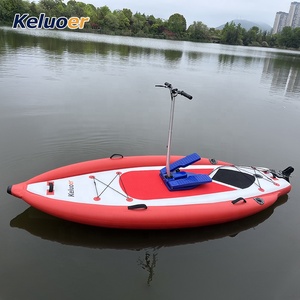 Tabla de Surf Inflable Ancha de PVC con Sistema para Pesca y Kayak - Product Image 3