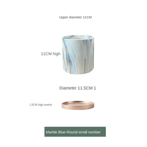 Maceta de orquídeas y mariposa nórdica, de cerámica, sencilla, especial, de lujo, pequeña, <span class=keywords><strong>con</strong></span> bandeja - Product Image 6