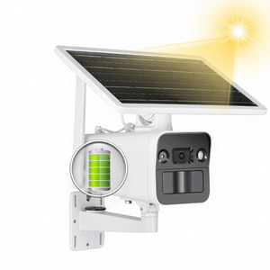 OEM HIK DS-2XS2T41G1-ID/4G lampadaires solaires de sécurité extérieure 4MP PIR 4g <span class=keywords><strong>carte</strong></span> SIM caméra de vidéosurveillance alimentée par panneau solaire avec batterie - Product Image 1