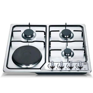 Estufa de <span class=keywords><strong>Gas</strong></span> Integrada RAF de 1500W, Placa de Cocción de Cocina con 3 Quemadores de <span class=keywords><strong>Gas</strong></span> y 1 Placa Eléctrica, Panel de Acero Inoxidable para Cocinar Diariamente en Casa - Product Image 3