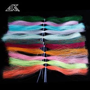 Fil de pêche en polyester JK Magic Tinsel, 12 couleurs, pêche en eau douce, pêche à <span class=keywords><strong>la</strong></span> mouche, <span class=keywords><strong>ligne</strong></span> de bricolage <span class=keywords><strong>pour</strong></span> hameçon, cristal flash, montage - Product Image 5