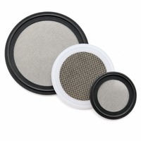 Gasket Saringan Tri Clamp Sanitasi SS316L Jaring Anyaman Stainless Steel PTFE Bebas Timbal Cakram Filter Bulat Tekanan Tinggi Gas Industri