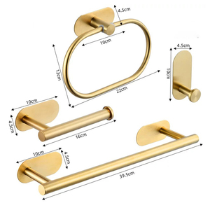 Set di Accessori Moderni per Bagno, Vendita Calda, Altri Componenti per Cucina, Hotel, Appartamento, Senza Foratura per Decorazione del Bagno - Product Image 3