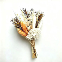 Petit bouquet de fleurs séchées naturelles pour la décoration de boîte cadeau, personnalisation acceptable