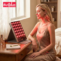 Thérapie par la lumière LED Sunplus pour la peau, thérapie par la lumière infrarouge, petit appareil à usage domestique, type LED rouge, rouge profond, ambre, infrarouge proche