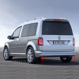 Réflecteur de pare-chocs arrière Volkswagen Caddy rouge ABS côté conducteur gauche passager droit 2K5945105D 2K5945106D - Product Image 5