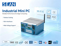 Ordinateur industriel sans ventilateur haute performance SEAN KMDA-5920-S002, processeur Intel I3 I7 I9 8e/9e génération Coffee Lake, 32 Go-128 Go de RAM