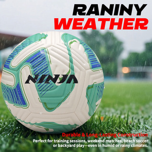 Ballon de football en PVC cousu à la machine, taille <span class=keywords><strong>5</strong></span>, vente en gros du fabricant, pour l'entraînement - Product Image 2