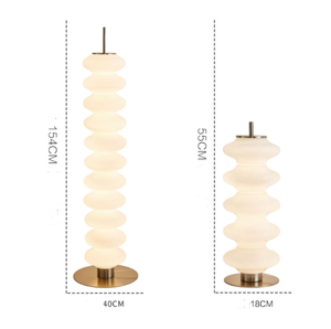 Offre Spéciale créatif veilleuses debout lampadaire chambre restaurant nordique moderne lampe de table en verre - Product Image 4