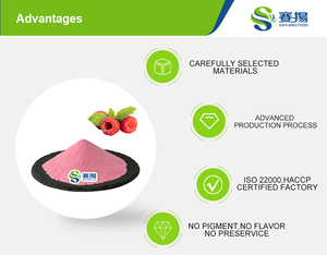 Poudre de Fruit de framboise échantillon gratuit poudre de framboise rouge - Product Image 3